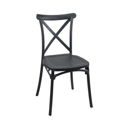 Pack 12 Sillas para Catering Apilables Charlotte 50x44x87.5cm 7house Sillas de Jardín 9