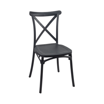 Pack 12 Sillas para Catering Apilables Charlotte 50x44x87.5cm 7house Sillas de Jardín 9