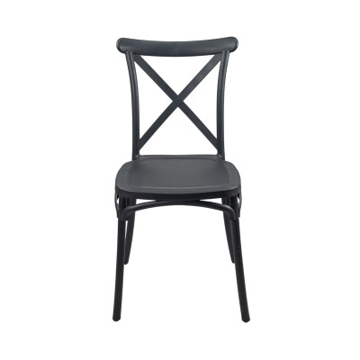 Pack 12 Sillas para Catering Apilables Charlotte 50x44x87.5cm 7house Sillas de Jardín 10