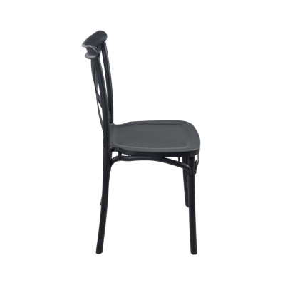 Pack 12 Sillas para Catering Apilables Charlotte 50x44x87.5cm 7house Sillas de Jardín 11