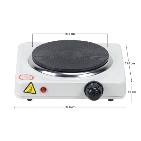 Hornillo Eléctrico Portátil 1 Fogón 1000W Firex 7house Electrodomésticos 6