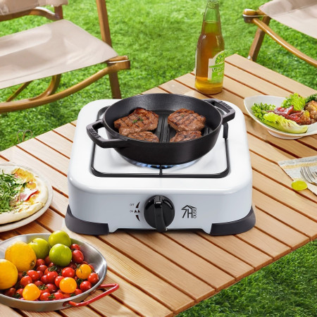 Hornillo de Gas Portátil 1 Fogón 1700W Ignis 7house Electrodomésticos 7