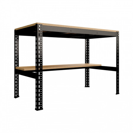 Banco de Trabajo WorkForge con 2 Niveles 117x60x81cm 7house Herramientas 3