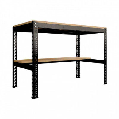 Banco de Trabajo WorkForge con 2 Niveles 117x60x81cm 7house Herramientas 3
