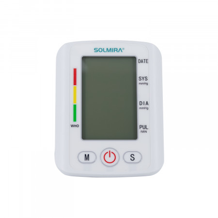 Tensiómetro de Brazo Digital 2 Usuarios 90 Mediciones Blanco 10x6x12cm Solmira Salud 2