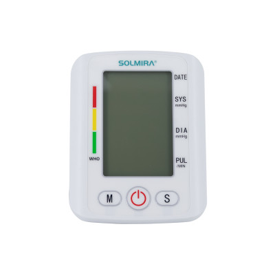 Tensiómetro de Brazo Digital 2 Usuarios 90 Mediciones Blanco 10x6x12cm Solmira Salud 2