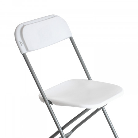 Pack 2 Sillas Plegables de Resina Garden 45x44.5x79cm 7house Sillas Comedor Pata Blanca 4