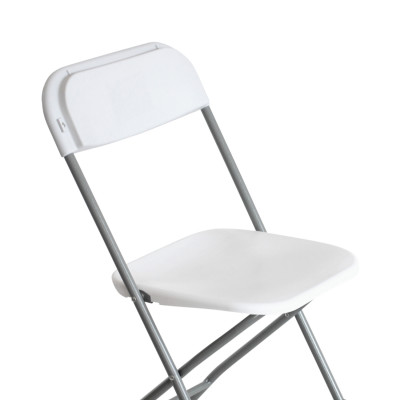 Pack 2 Sillas Plegables de Resina Garden 45x44.5x79cm 7house Sillas Comedor Pata Blanca 4