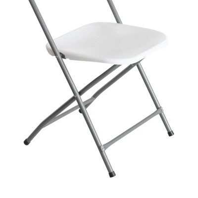 Pack 2 Sillas Plegables de Resina Garden 45x44.5x79cm 7house Sillas Comedor Pata Blanca 5