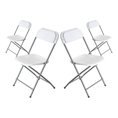 Pack 4 Sillas Plegables de Resina Garden 45x44.5x79cm 7house Sillas de Jardín 1