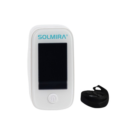 Oxímetro de pulso de dedo branco, 3 x 3 x 6 cm, Solmira