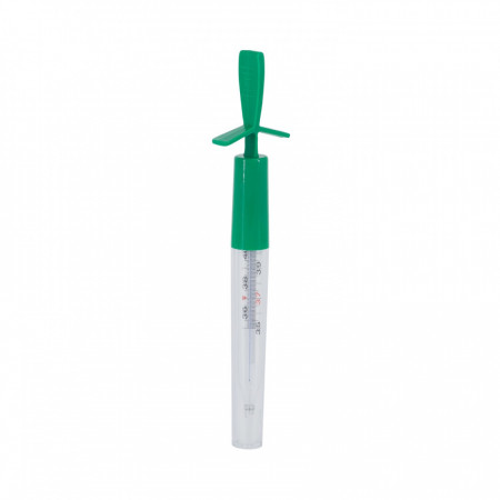 Termómetro de Vidrio sin Mercurio Blanco 2x12.5cm Solmira Salud 2
