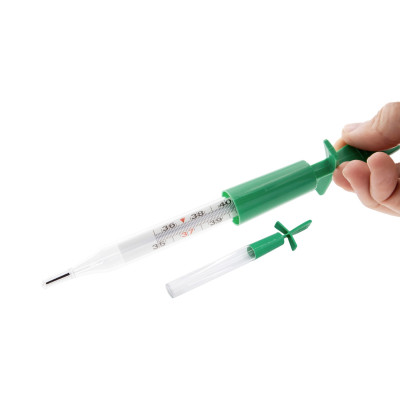 Termómetro de Vidrio sin Mercurio Blanco 2x12.5cm Solmira Salud 3