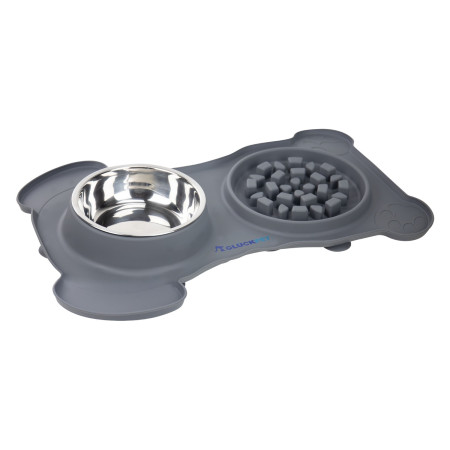 Comedero Lento con Bebedero para Perros 730ml Glückpet Comederos y Bebederos 1