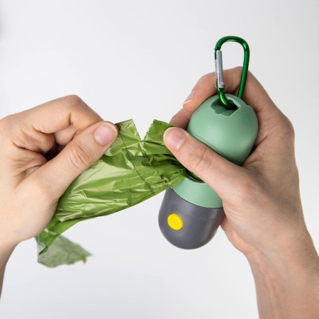 Bolsas Biodegradables para Excrementos de Perros con Dispensador Fragancia Lavanda 300 Unidades Glückpet Bolsas de Basura para P