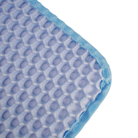 Alfombra para Arenero de Gatos Doble Capa Antideslizante Impermeable Forma Rectangular 65x40cm Glückpet Alfombras para Areneros 