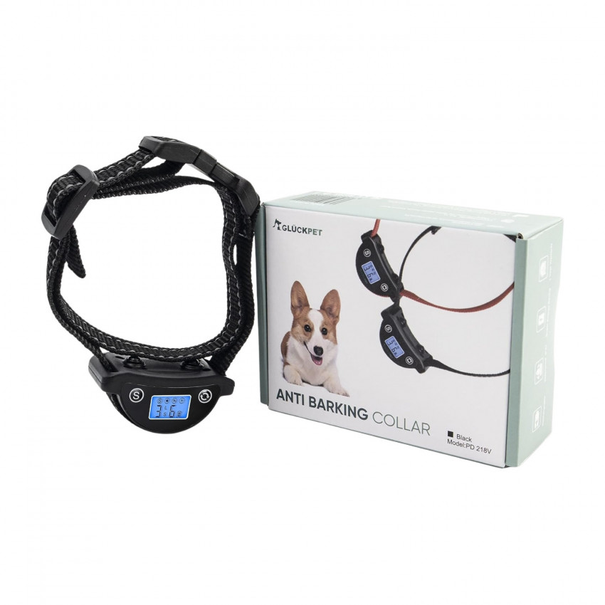 Collar Antiladridos para Perros con Sonido y Vibración Impermeable Recargable Glückpet Collares para Perros 1 Collar Antiladridos para Perros con Sonido y Vibración Impermeable Recargable Glückpet Collares para Perros 1