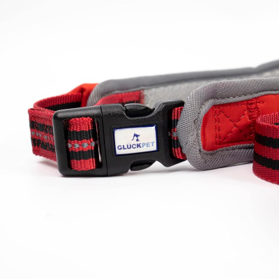 Correa para Perro Reflectante con Estuche para Bolsas 150cm Talla M Glückpet Correas para Perros 2