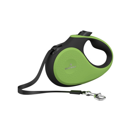 Correa para Perro Retráctil Extensible 5m con Botón de Bloqueo y Mango Ergonómico Talla S Glückpet Correas 1