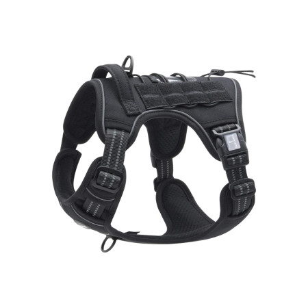 Arnés Táctico para Perros Medianos y Grandes Antitirones Reflectante Uso Profesional Talla S Glückpet Arneses para Perros 1