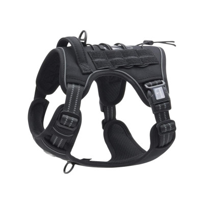 Arnés Táctico para Perros Medianos y Grandes Antitirones Reflectante Uso Profesional Talla M Glückpet Arneses para Perros 1