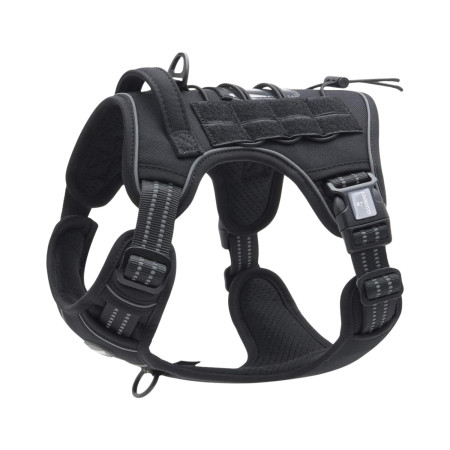 Arnés Táctico para Perros Medianos y Grandes Antitirones Reflectante Uso Profesional Talla L Glückpet Collares y Arneses 1