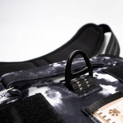 Arnés Táctico para Perros Medianos y Grandes Antitirones Reflectante Uso Profesional Talla XL Glückpet Arneses para Perros 17