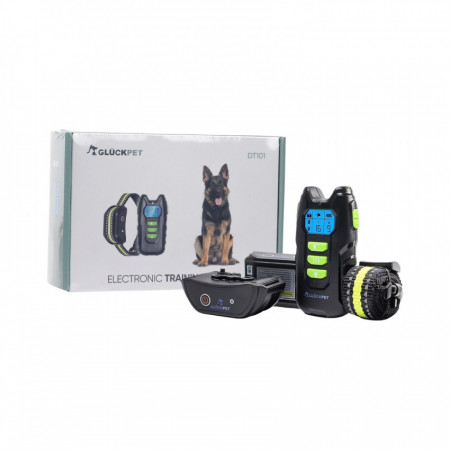 Collar de Adiestramiento para Perros con Sonido Vibración y Luz Impermeable Recargable Amarillo Glückpet Collares para Perros 1 Collar de Adiestramiento para Perros con Sonido Vibración y Luz Impermeable Recargable Amarillo Glückpet Collares para Perros 1