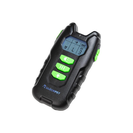 Pack 2 Collares de Adiestramiento para Perros con Sonido Vibración y Luz Impermeable Recargable Amarillo/Negro Glückpet Collares