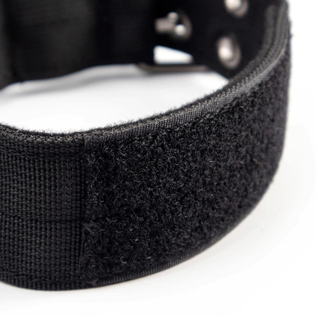 Collar y Correa para Perro Reflectante con Enganche para Coche Talla M Negro Glückpet Collares para Perros 4