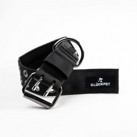 Collar y Correa para Perro Reflectante con Enganche para Coche Talla XL Negro Glückpet Collares para Perros 2 Collar y Correa para Perro Reflectante con Enganche para Coche Talla XL Negro Glückpet Collares para Perros 2
