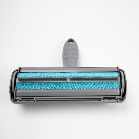 Rullo rimossa-pelo riutilizzabile per animali domestici con manico ergonomico in gomma dentellata Glückpet