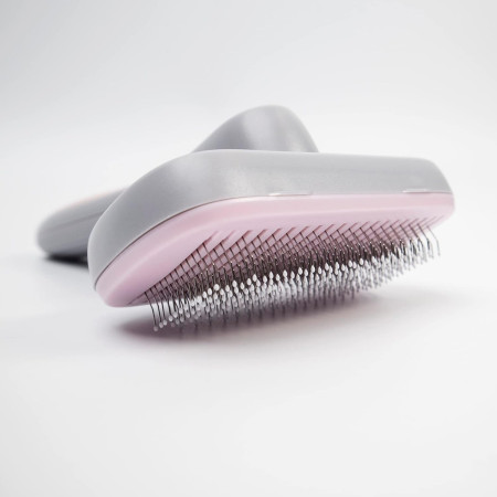 Cepillo para Gatos y Perros Rectangular Autolimpiable Antienredos con Botón de Liberación Glückpet Accesorios para Gatos y Perro