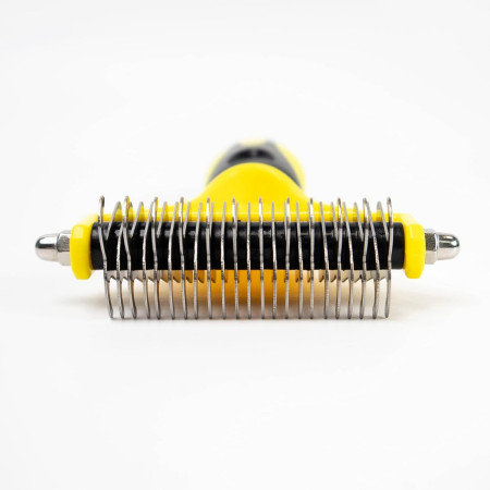 Rastrillo Quitanudos y Deslanador para Perros y Gatos 23+12 Dientes Redondeados Glückpet Accesorios para Gatos y Perros 6