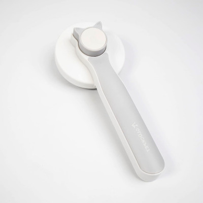 Cepillo para Gatos Redondo Autolimpiable Antienredos con Botón de Liberación Glückpet Accesorios para Gatos y Perros 2