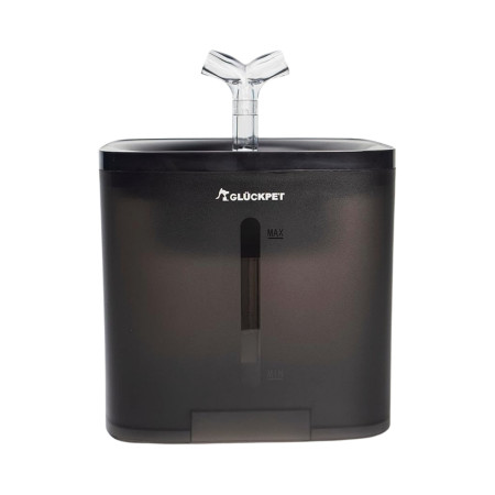 Fuente de Agua para Gatos 2L Silenciosa con Filtro de Carbón Glückpet Comederos y Bebederos 1