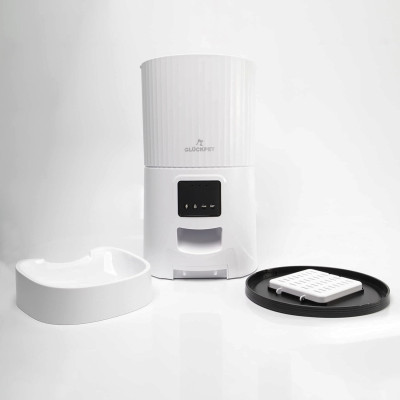 Comedero Automático para Perros y Gatos con WiFi Control por App 4L Blanco Glückpet Comederos y Bebederos 3