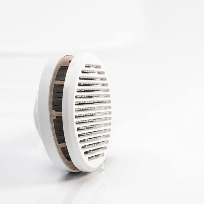 Cepillo para Gatos Redondo Autolimpiable Antienredos con Botón de Liberación Gris Glückpet Accesorios para Gatos y Perros 6