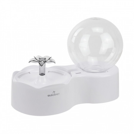 Fuente de Agua para Gatos 2.5L Silenciosa con Filtro de Carbón Glückpet Accesorios para Gatos y Perros 1