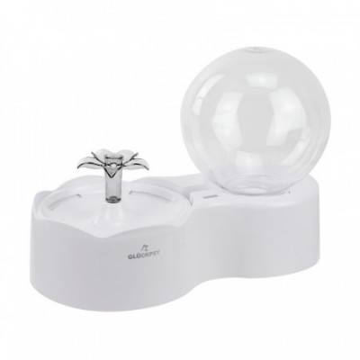 Fuente de Agua para Gatos 2.5L Silenciosa con Filtro de Carbón Glückpet Accesorios para Gatos y Perros 1