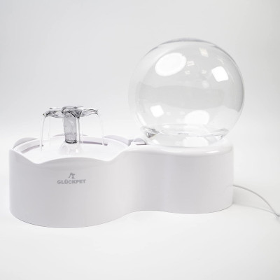 Fuente de Agua para Gatos 2.5L Silenciosa con Filtro de Carbón Glückpet Accesorios para Gatos y Perros 2
