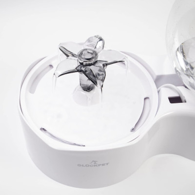 Fuente de Agua para Gatos 2.5L Silenciosa con Filtro de Carbón Glückpet Accesorios para Gatos y Perros 3