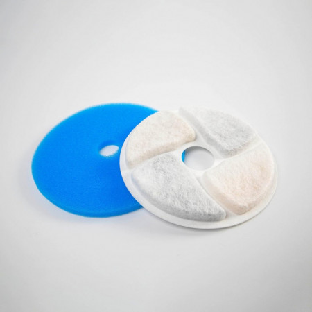 Filtros para Fuentes de Gatos Triple Capa Carbón Activo Resina y Agodón 4 Unidades Glückpet Accesorios para Gatos y Perros 2