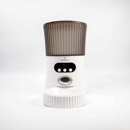 Comedero Automático para Perros y Gatos con WiFi Control por App 6L Blanco Glückpet Comederos para Perros y Gatos 2