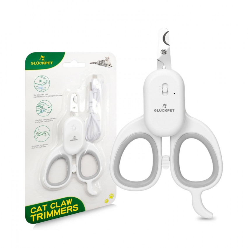 Cortauñas para Gatos y Perros con Linterna LED y Luz UV para Bacterias Glückpet Accesorios para Gatos y Perros 1 Cortauñas para Gatos y Perros con Linterna LED y Luz UV para Bacterias Glückpet Accesorios para Gatos y Perros 1