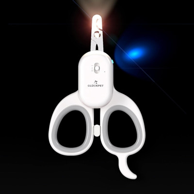 Cortauñas para Gatos y Perros con Linterna LED y Luz UV para Bacterias Glückpet Higiene para Mascotas 6