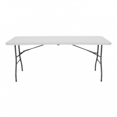 Mesa Plegable Rectangular para Catering y Camping Blanco Dayron Mesas Plegables 2