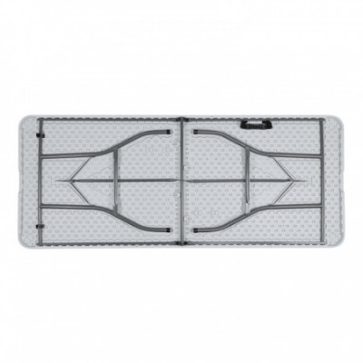Mesa Plegable Rectangular para Catering y Camping Blanco Dayron Mesas Plegables 4