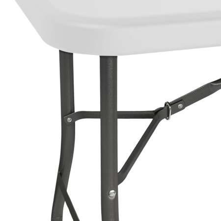 Table pliante rectangulaire pour la restauration et le camping, blanche Dayron