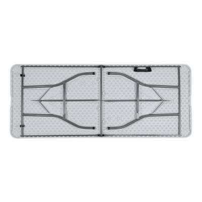 Mesa Plegable Rectangular para Catering y Camping Blanco Dayron Mesas de Jardín 25